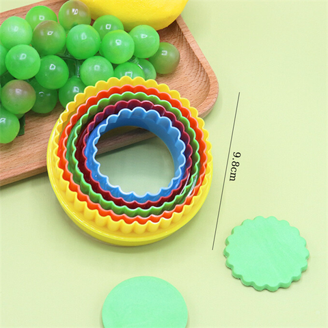 Bộ 6 khuôn nhấn TRÒN VIỀN RĂNG CƯA to nhỏ