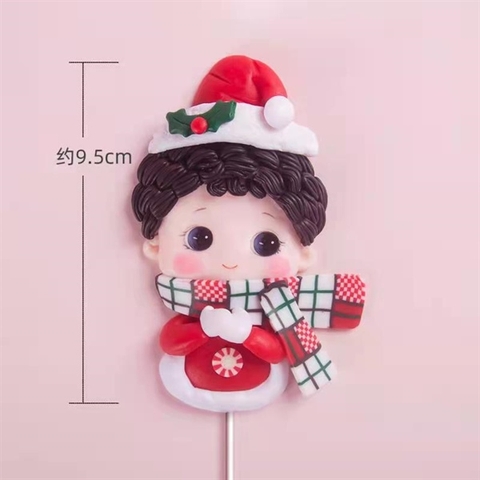 Que kute MC noel bé trai mũ khăn quàng