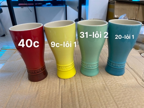 Cốc bia LC 15*8cm màu xanh mint