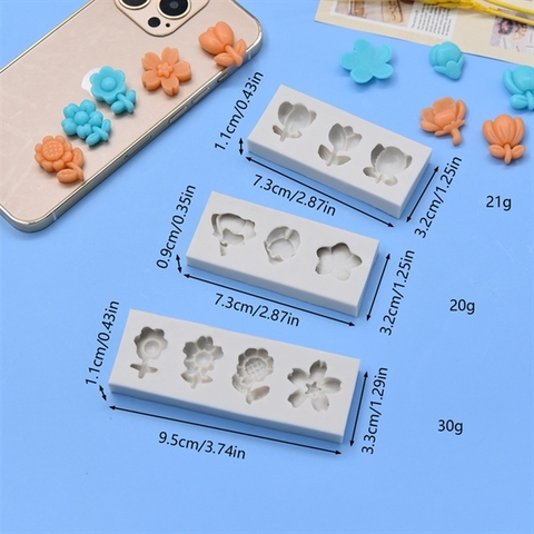 Set 3 Khuôn F SLC mix 10 Bông hoa