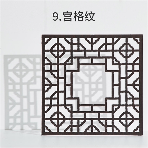Tấm gỗ khung cửa sổ mẫu 5 KT 40*40cm
