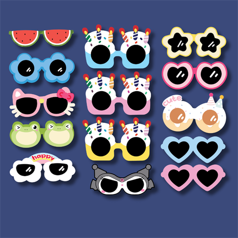 Set que giấy-Kính mini 28 chiếc