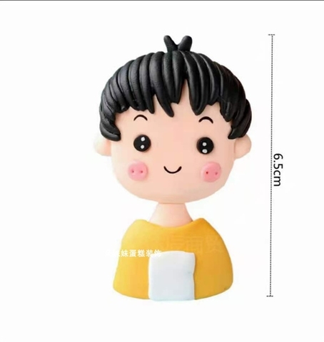 Que SLC kute bé Trai tóc đen áo VÀNG