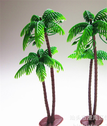 Đồ chơi cây dừa nhựa TO (5 cây)