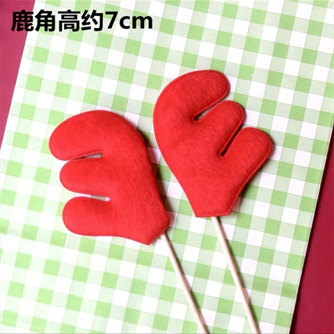 Set que cắm MC 2 chi tiết SỪNG TUẦN LỘC ĐỎ