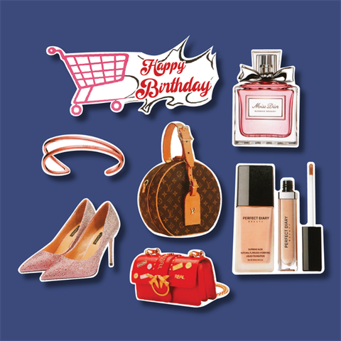 Set que giấy cắm trang điểm chanel (combo 2)