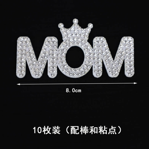 Set 10 que mom vương miện đính đá