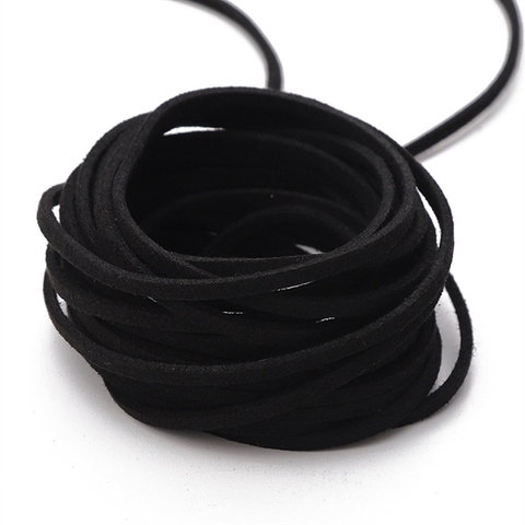 Dây rb da màu ĐEN - BK kt 2.5mm*1.2mm*10m