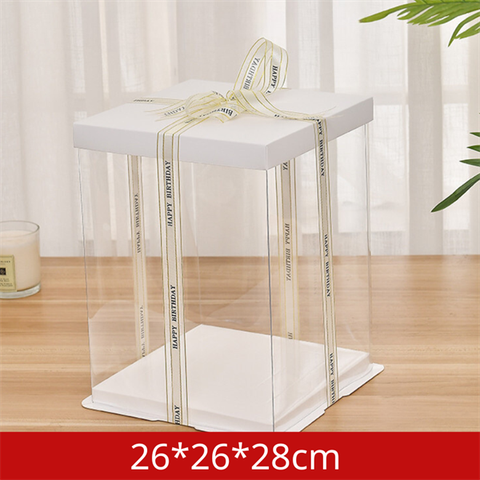 Hộp micatrong 2 tầng 26*26*28Cm - Nắp GIẤY