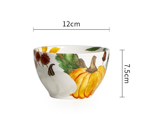 Set Bí Ngô Âu Mỹ: Bát con 12*7.5cm