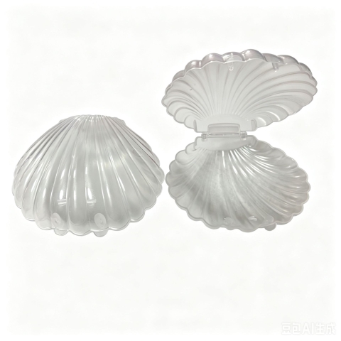 Vỏ sò nhựa trong 10.5*7.5*4cm