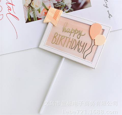 Biển hiệu HPBD Chữ nhật bóng CAM