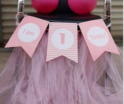 set số 1 kẻ ngang HỒNG (I am 1 today)