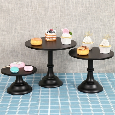 Cakestand màu đen size 30cm