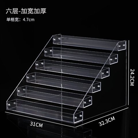 Bộ giá để NẾN mica trong 6 tầng