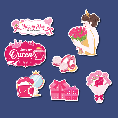 Set que giấy PN-JUST FOR QUEEN