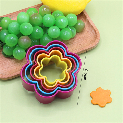 Bộ 6 khuôn nhấn HOA 6 CÁNH to nhỏ