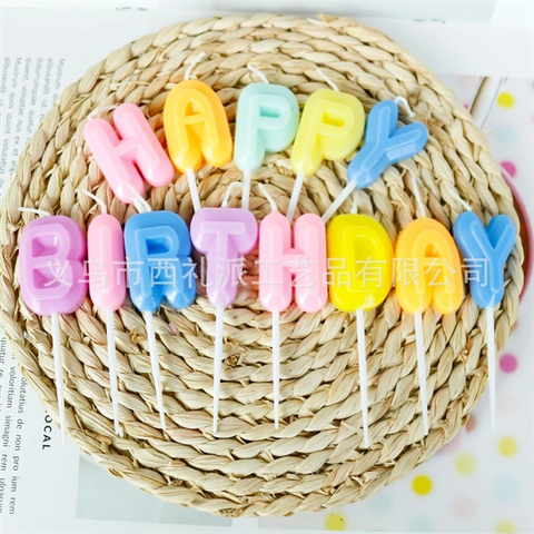 Nến HPBD sắc màu SIZE TO