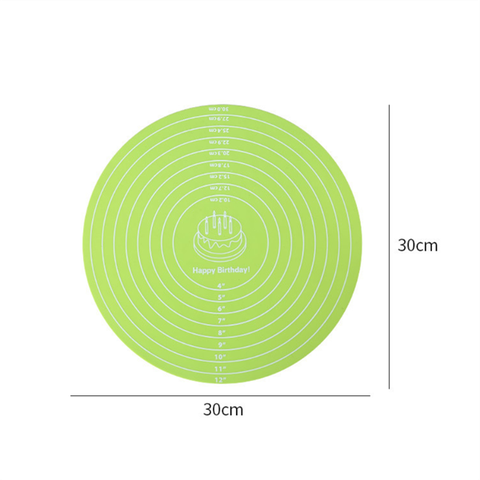 Tấm lót bàn xoay SLC MÀU XANH LÁ 30cm