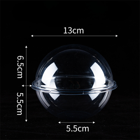 SET 5 Hộp Pudding cầu tròn kèm nắp 390ml