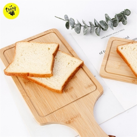 Thớt gỗ tre decor CHỮ NHẬT KT 14 x 40 x 1cm