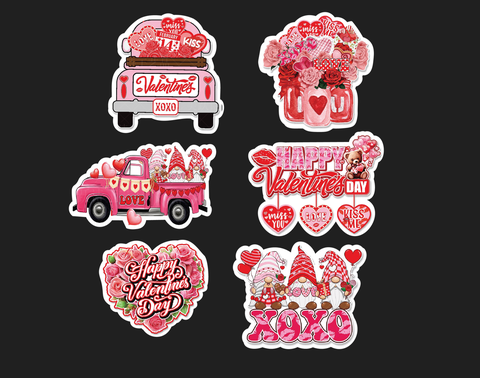 VLT - Set cắm giấy Happy valentine's Day XOXO