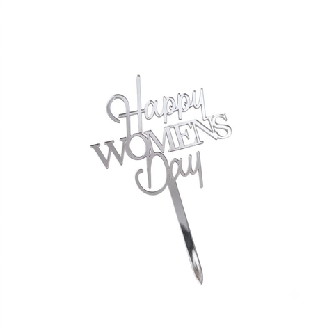 Topper mica 2024 Happy Women's day BẠC M2