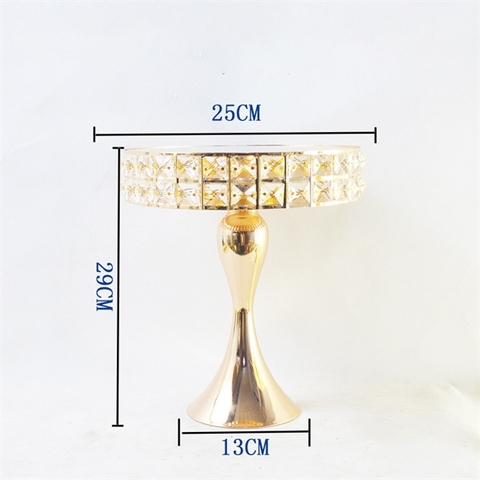 Cakestand mặt gương mạ vàng 25*29*13 cm
