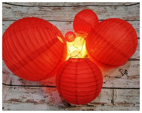 Đèn lồng đỏ size 15