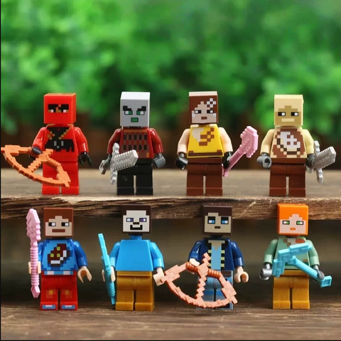 Đồ chơi trang trí BỘ MINE CRAFT không hộp