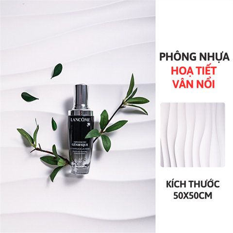 Tấm nhựa 3D vân nổi hoạ tiết lượn sóng 50*50cm