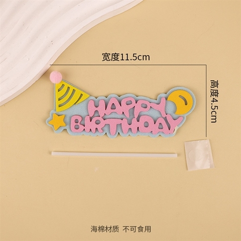 Que 2 LỚP HPBD XÔP NHỎ chữ HỒNG NỀN XANH