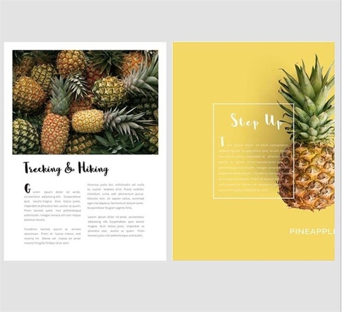 Tấm decor 2 mặt khổ A4 (#6)