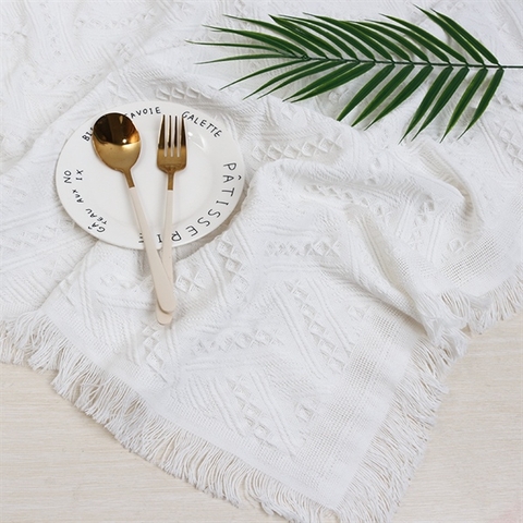 Vải decor chụp ảnh Họa tiết zic zac khổ 90*90cm