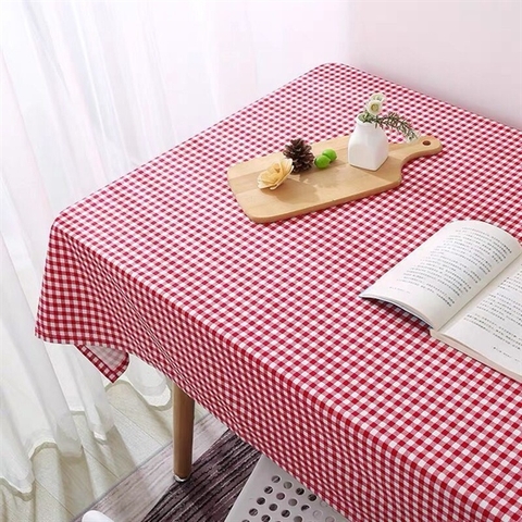 Vải kẻ đỏ kích thước 148*220cm
