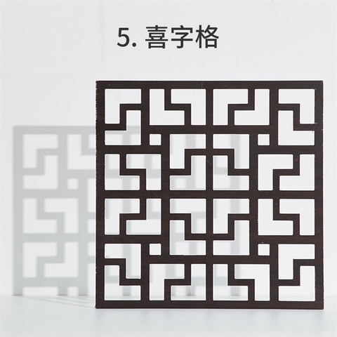 Tấm gỗ khung cửa sổ mẫu 3 KT 40*40cm