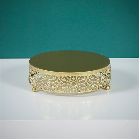 LẺ (BT 6108): Cakestand viền hoa văn không đế