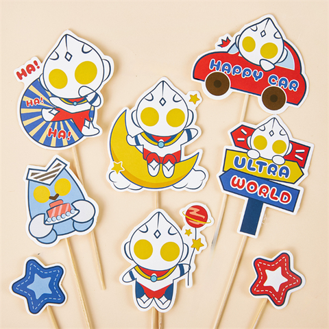 Set Que giấy Ultraman + oto ( combo2)