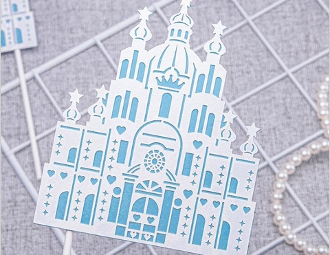 Que cắm lâu đài XANH