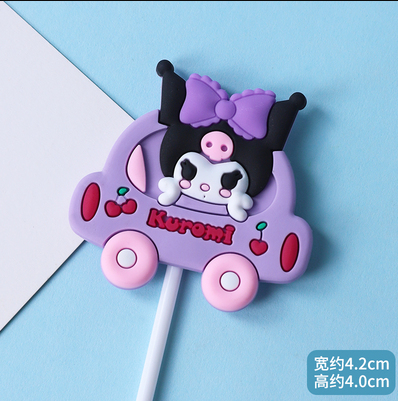 Que kute MÈO KUROMI lái oto TÍM