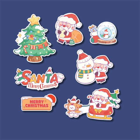 Set que giấy noel-MC SANTA (combo 2)