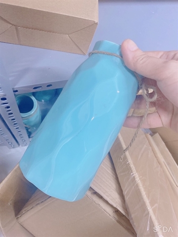 Bình hoa size 16.5*7cm-xanh ngọc
