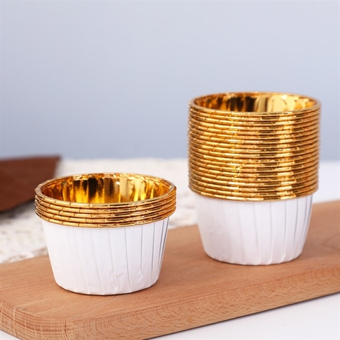 Cốc cupcake nướng TRẮNG -50c/lốc
