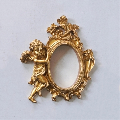 KG 7 Phụ kiện chụp ảnh - khung gương mini Bắc Âu mẫu thiên thần size 12.5*15cm