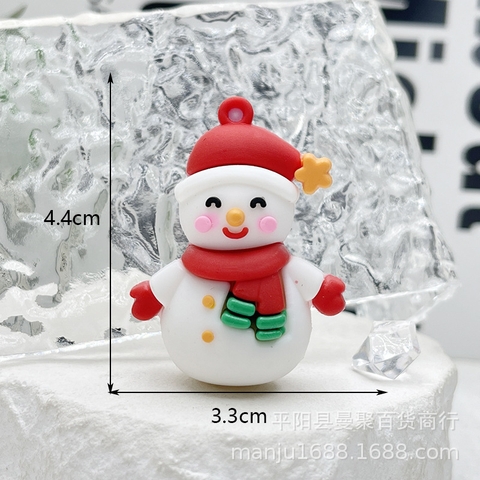 MC - Kute người tuyết trắng mũ đỏ quàng khăn đỏ 4cm