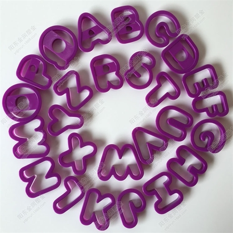 khuôn nhấn chữ cái màu tím (chữ cao 6cm)