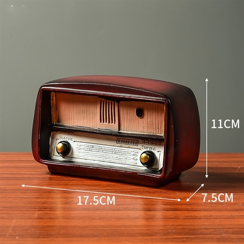 Mô hình Radio cổ 17,5*7,5*11cm