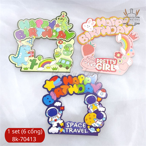 Set que giấy CỔNG HPBD MIX (Combo2)