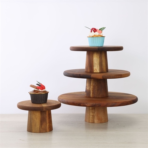 Cake Stand gỗ D20