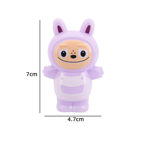 Đồ chơi LABUBU MÀU TÍM nhựa bé